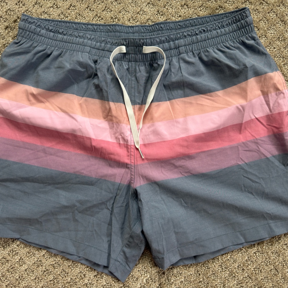 Chubbies XL Blue and Pink Swim Trunks 5 Inch Color Block